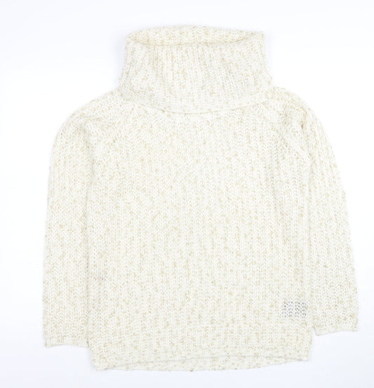Womens UK Size M Anna Rose Ivory Pullover Jumper