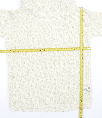 Womens UK Size M Anna Rose Ivory Pullover Jumper