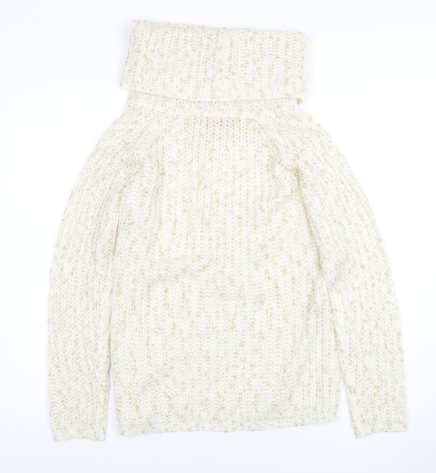 Womens UK Size M Anna Rose Ivory Pullover Jumper