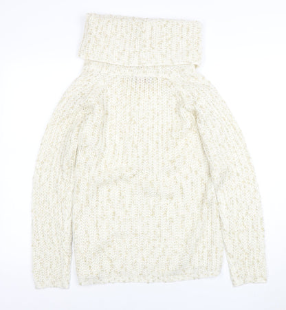 Womens UK Size M Anna Rose Ivory Pullover Jumper