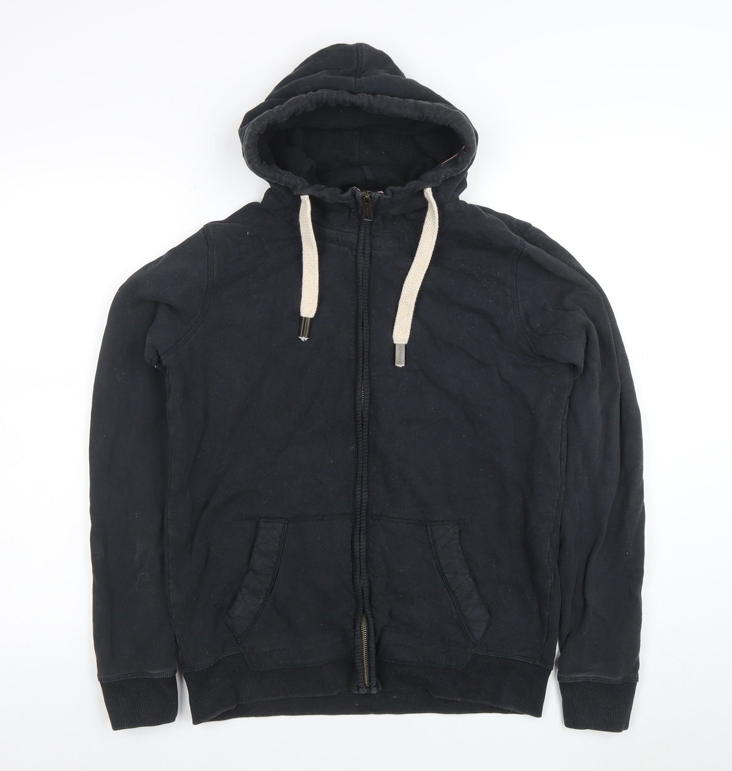 Womens UK Size M Fat Face Black Full Zip Hoodie