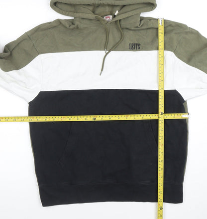Mens UK Size S Levi's Multicoloured Pullover Hoodie
