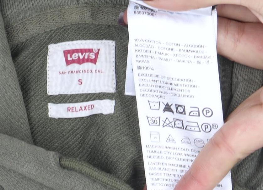 Mens UK Size S Levi's Multicoloured Pullover Hoodie