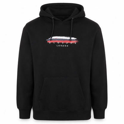 Mens UK Size L Closure London Black Pullover Hoodie