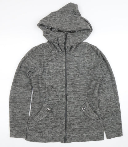 Merrell Women Grey XS Hooded Full Zip Jacket Polyester Lined