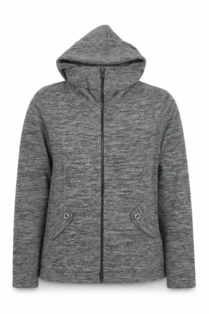 Merrell Women Grey XS Hooded Full Zip Jacket Polyester Lined