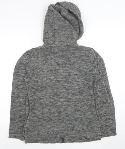 Merrell Women Grey XS Hooded Full Zip Jacket Polyester Lined