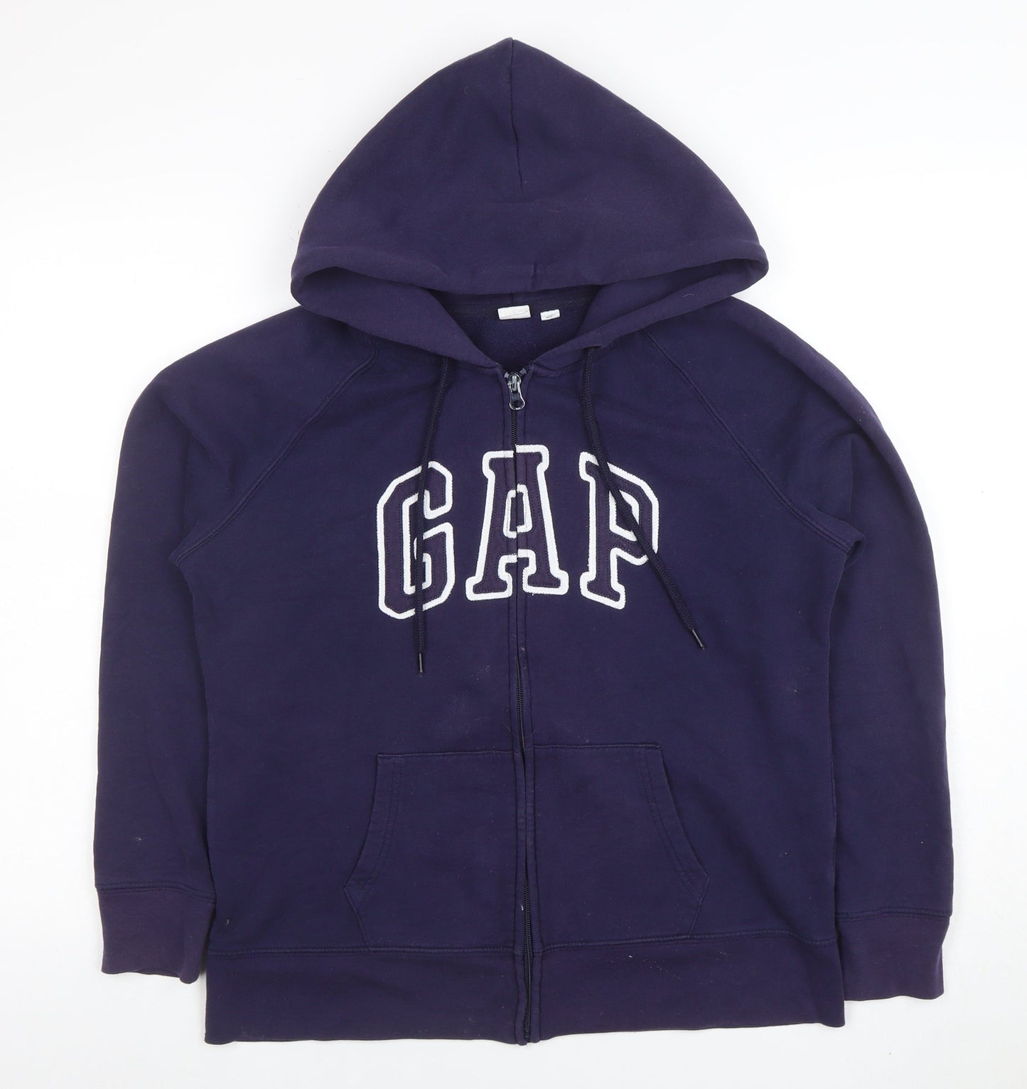 Womens UK Size L Gap Blue Full Zip Hoodie