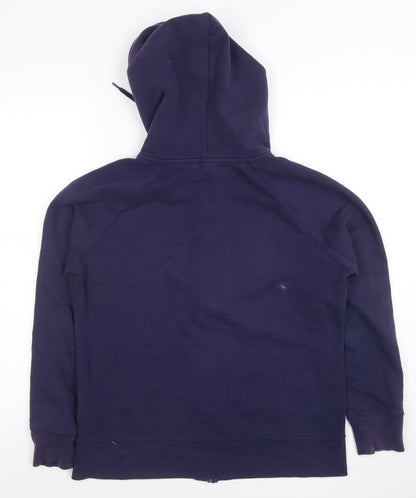 Womens UK Size L Gap Blue Full Zip Hoodie