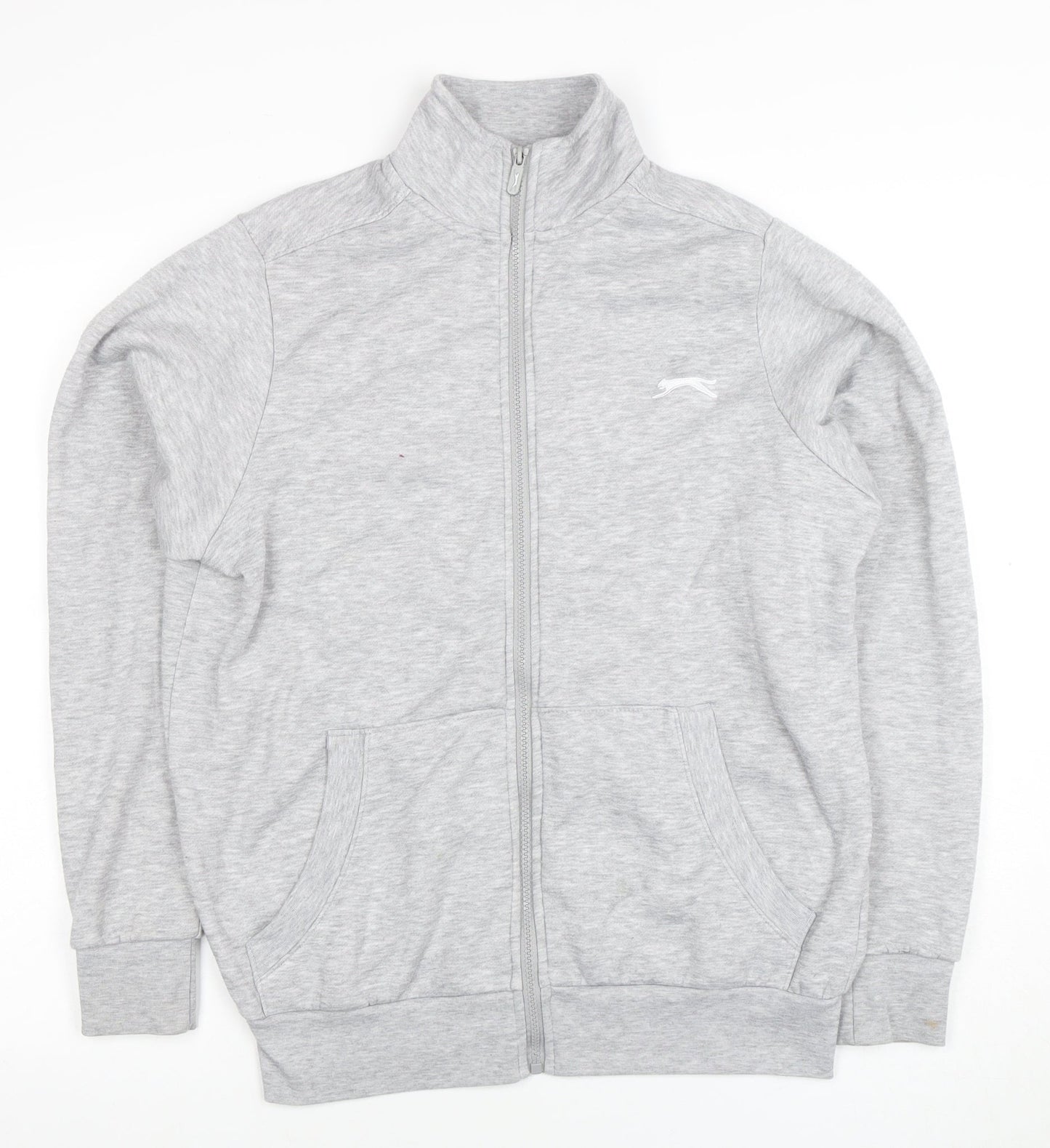 Womens UK Size XS Slazenger Grey Full Zip Sweatshirt