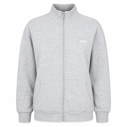 Womens UK Size XS Slazenger Grey Full Zip Sweatshirt