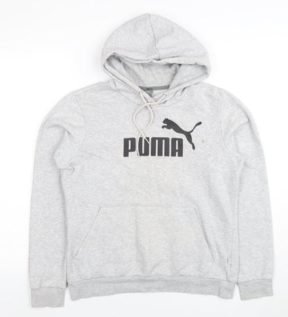 Womens UK Size 12 PUMA Grey Pullover Hoodie