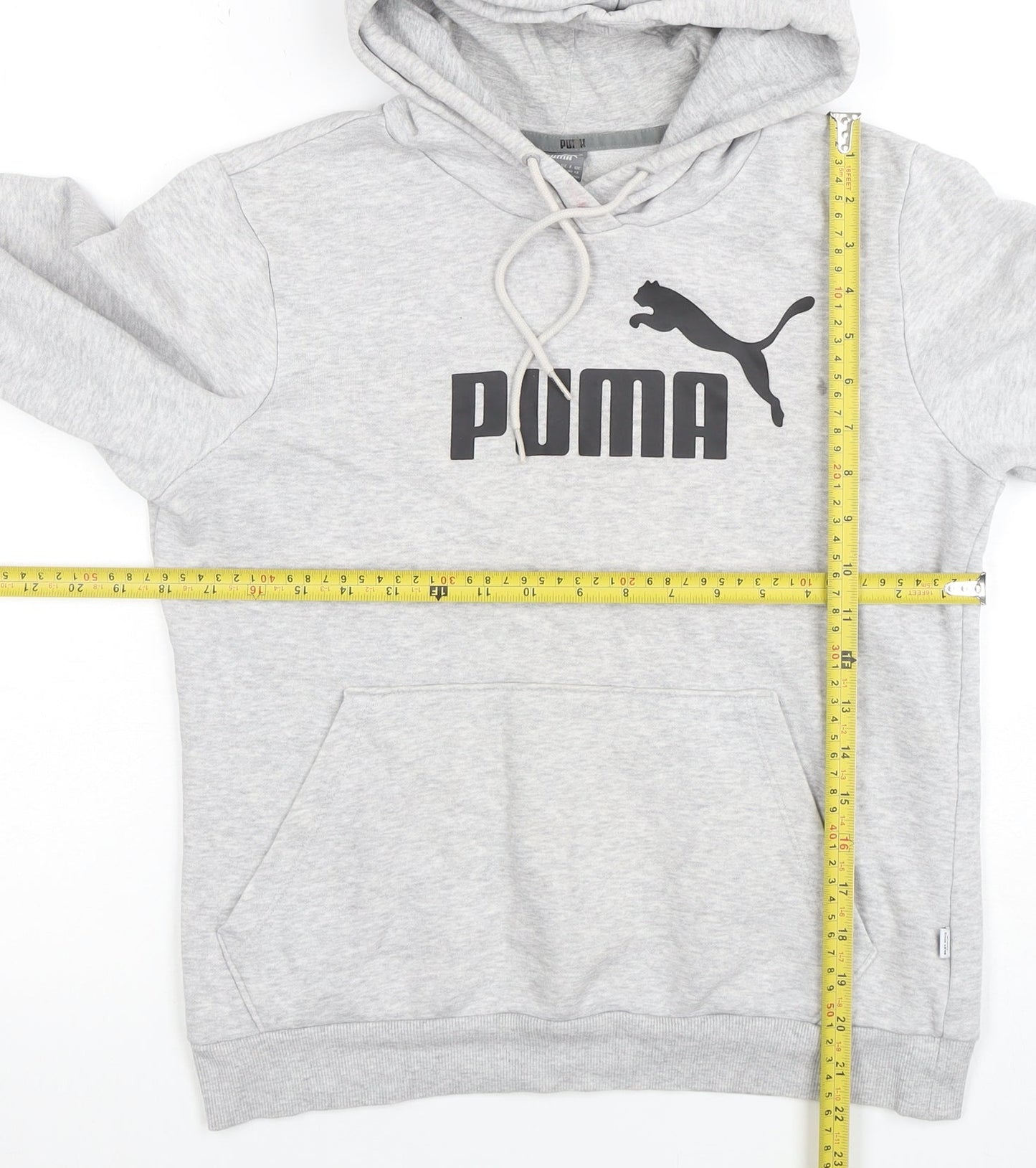 Womens UK Size 12 PUMA Grey Pullover Hoodie