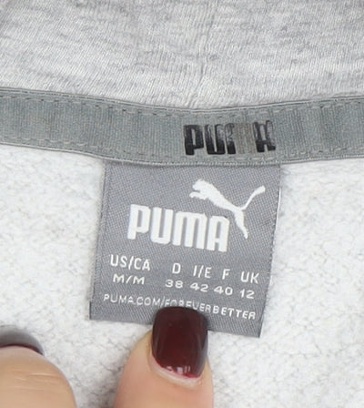 Womens UK Size 12 PUMA Grey Pullover Hoodie