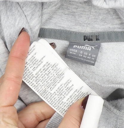 Womens UK Size 12 PUMA Grey Pullover Hoodie