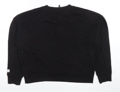 Womens UK Size M Calvin Klein Black Pullover Sweatshirt
