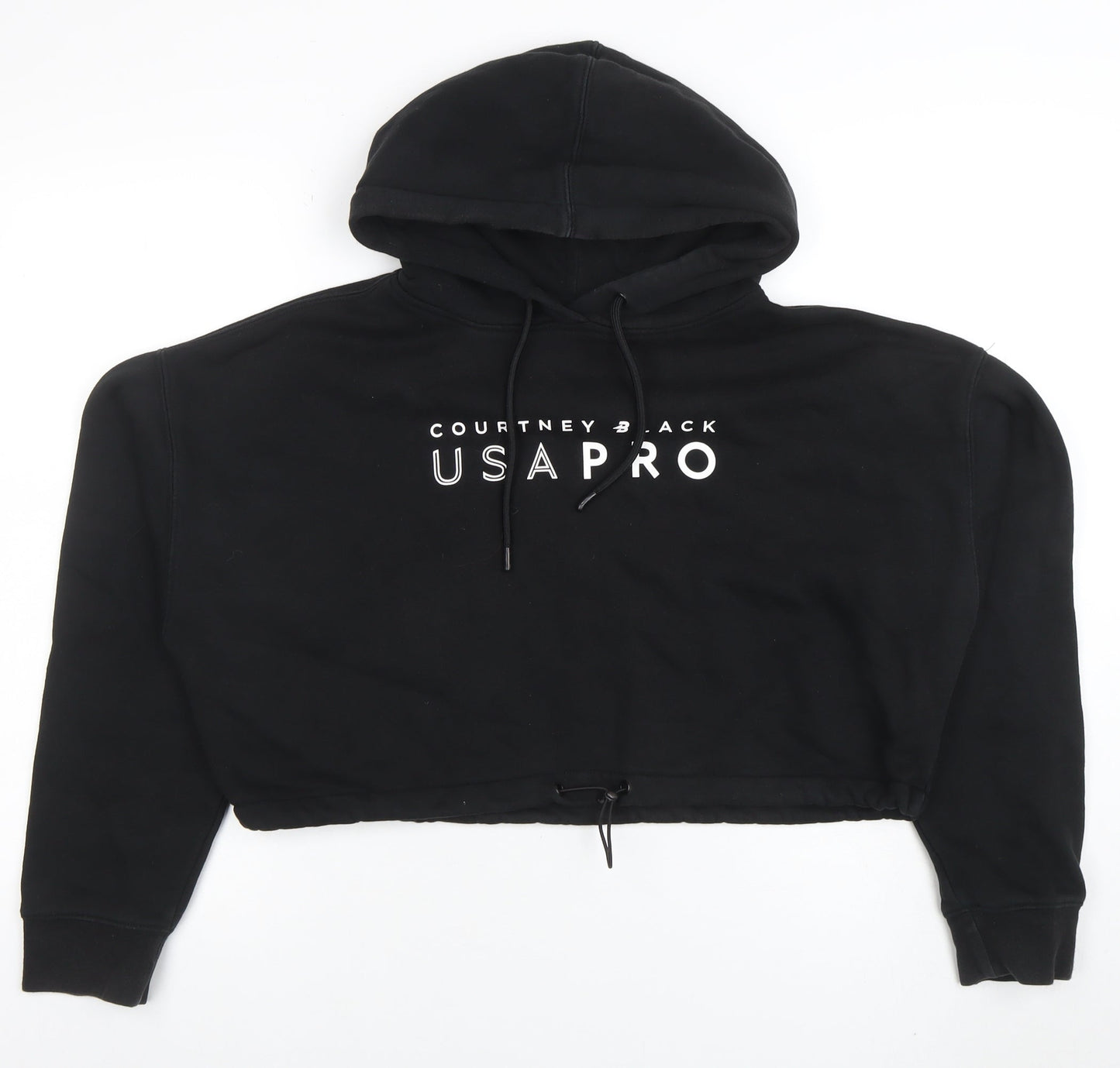 Womens UK Size XL USA Pro Black Pullover Hoodie