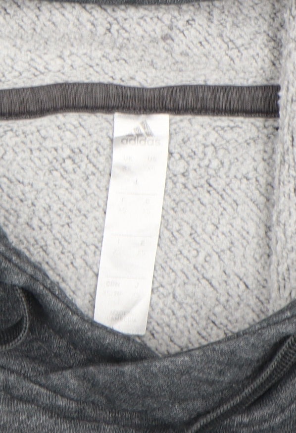 Mens UK Size S adidas Grey Pullover Hoodie