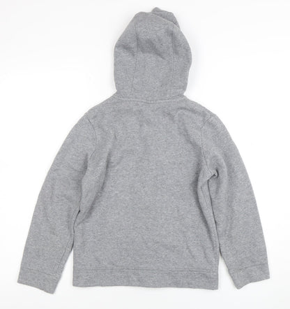 Boys UK Size 8-9 Years Nike Grey Full Zip Hoodie