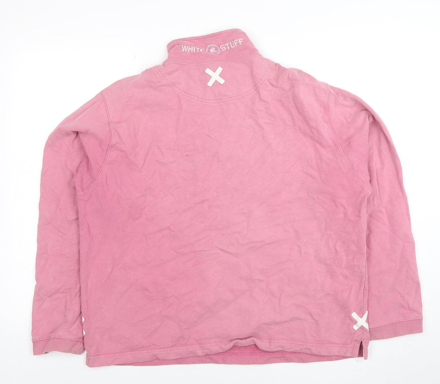 Womens UK Size 8 White Stuff Pink Pullover Sweatshirt