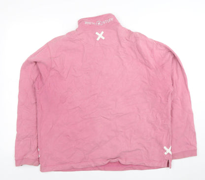 Womens UK Size 8 White Stuff Pink Pullover Sweatshirt