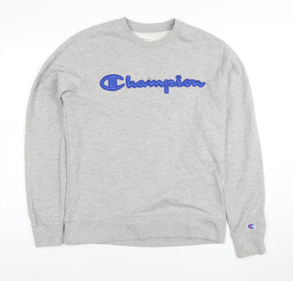 Mens UK Size S Champion Grey Pullover Sweatshirt