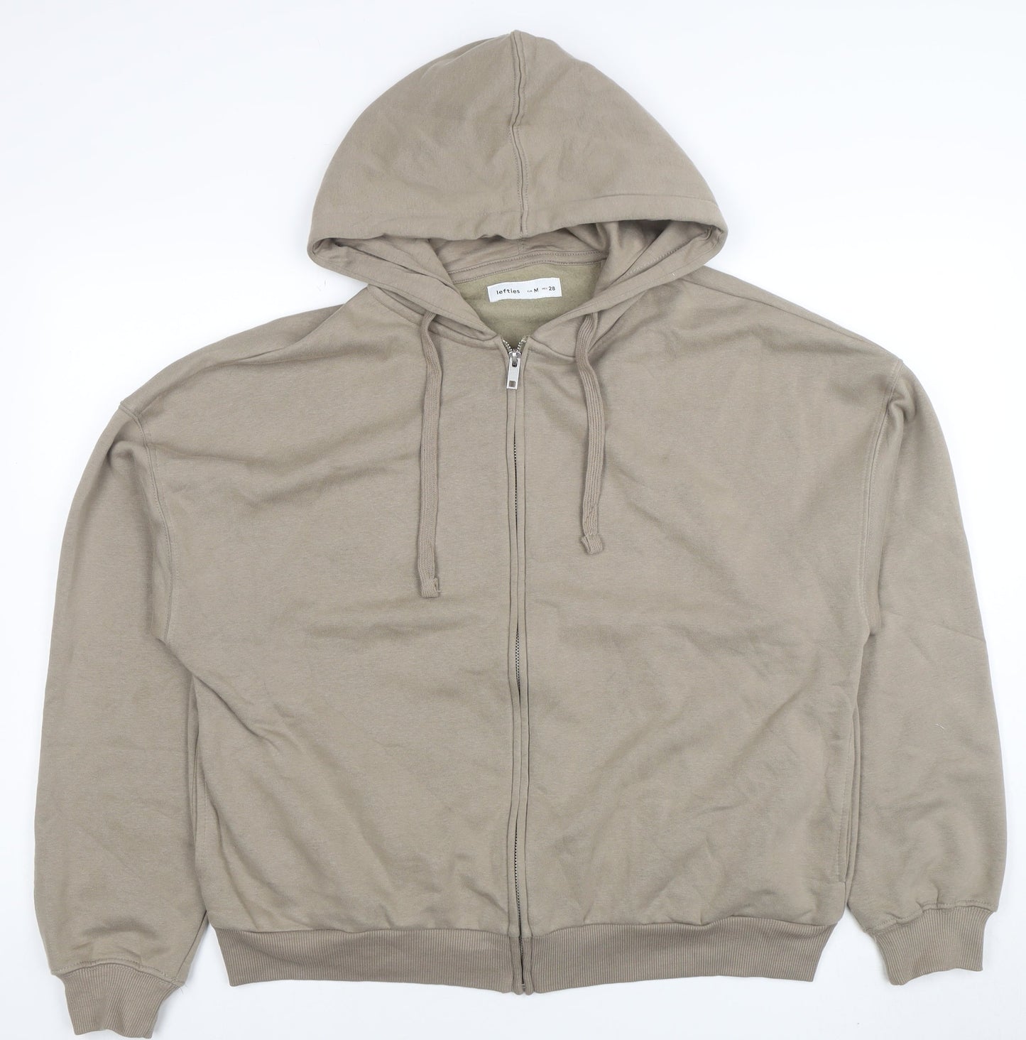 Womens UK Size 12 Lefties Beige Full Zip Hoodie