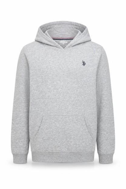 Boys UK Size 14-15 Years U.S. Polo Assn. Grey Pullover Hoodie