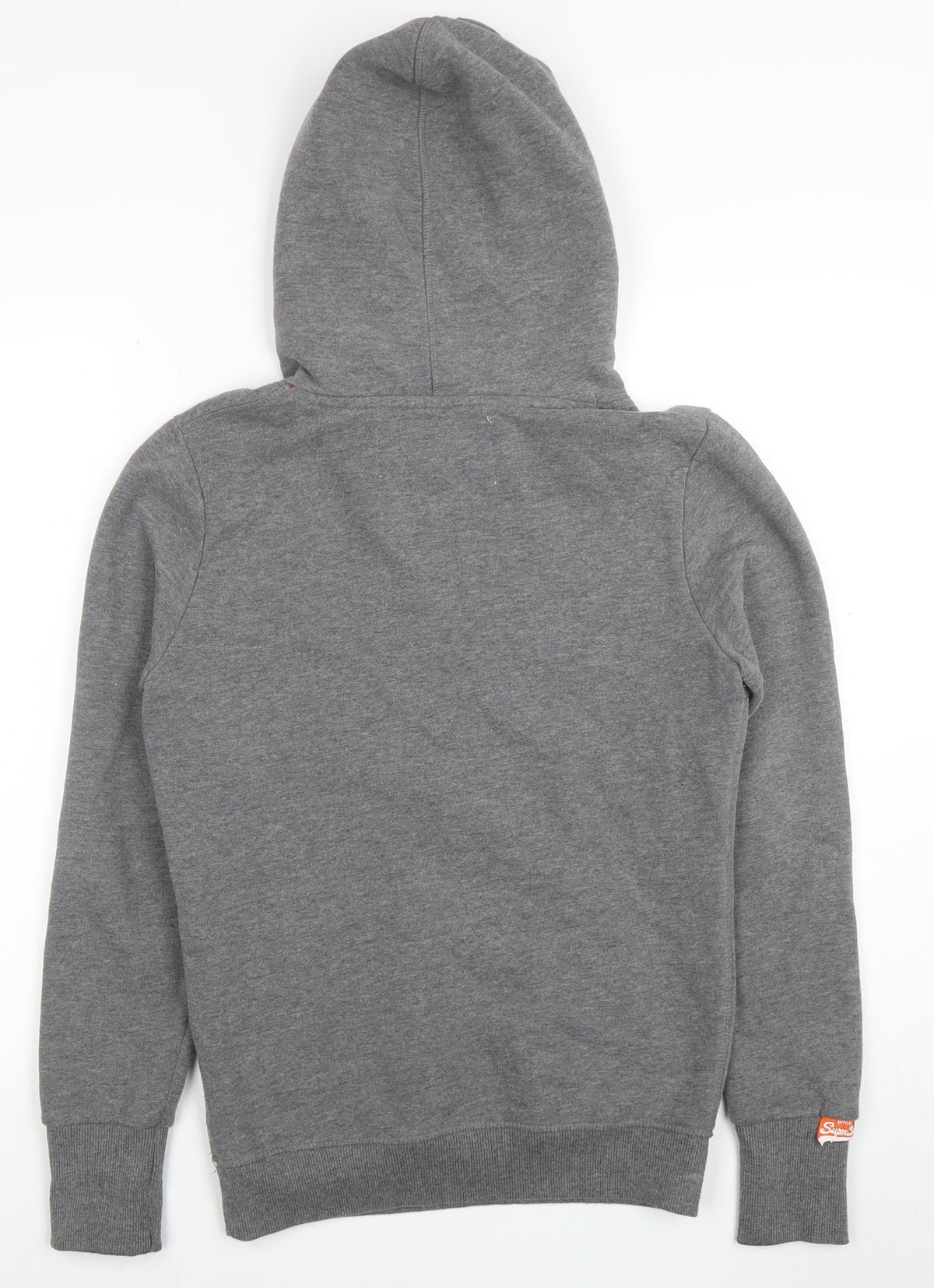Womens UK Size M Superdry Grey Pullover Hoodie