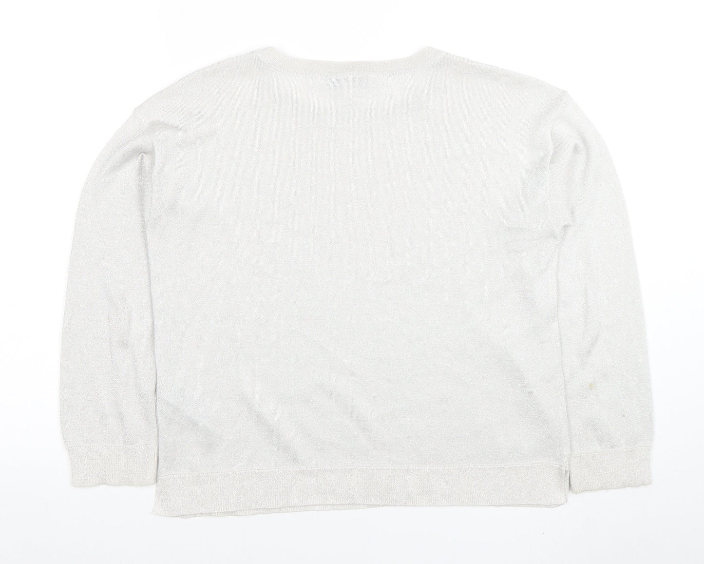 Womens UK Size S Marks and Spencer Ivory Basic Blouse