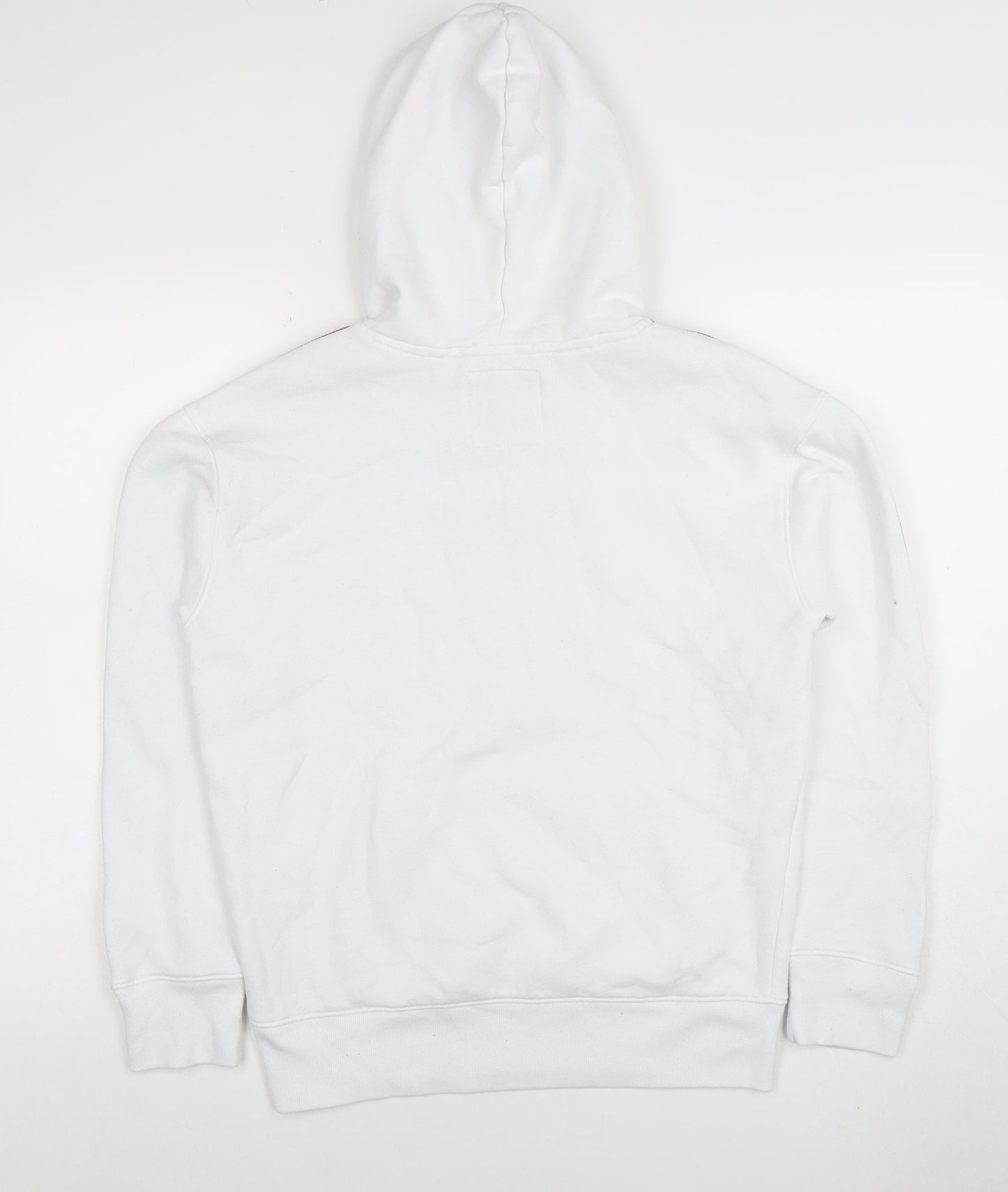 Mens UK Size XS Hollister White Pullover Hoodie