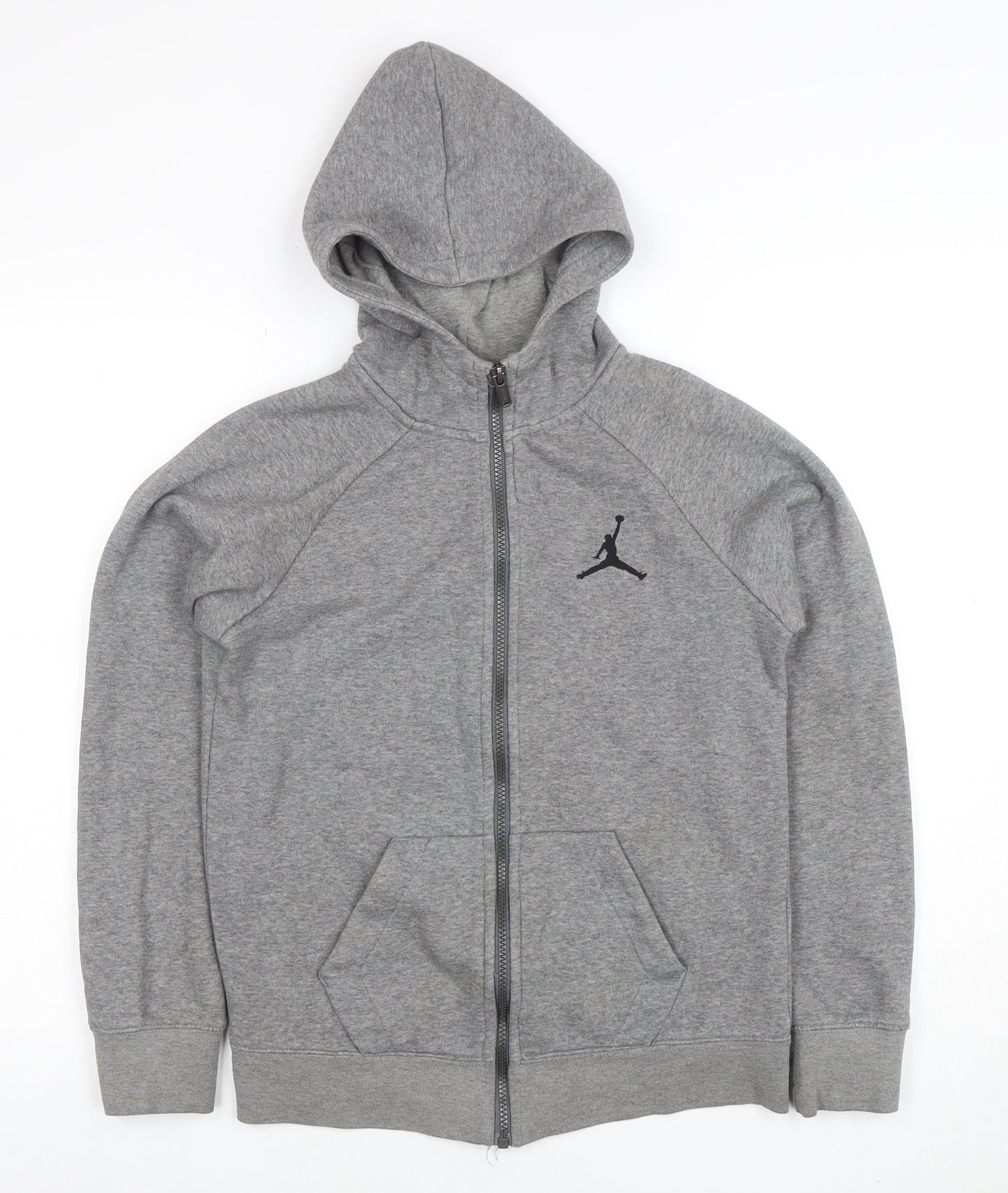 Boys UK Size 12-13 Years Jordan Grey Full Zip Hoodie