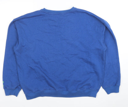 Womens UK Size 12 Boux Avenue Blue Pullover Sweatshirt