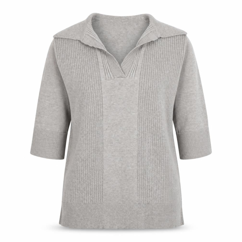 Womens UK Size M River Island Grey Tunic Blouse