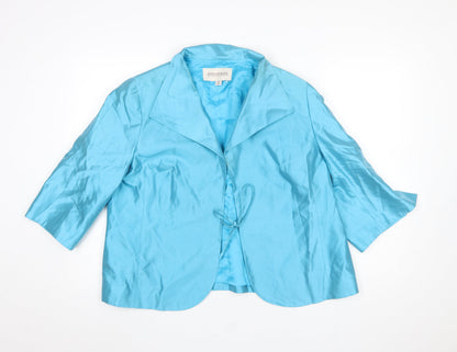 Womens UK Size 24 Gloria Estellés Plus Blue Suit Jacket
