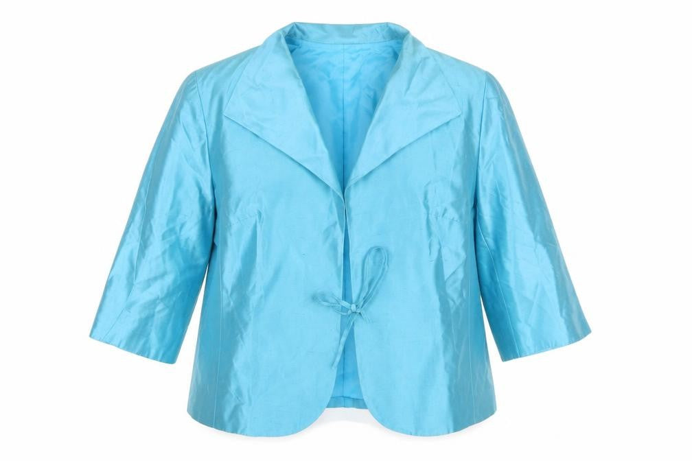 Womens UK Size 24 Gloria Estellés Plus Blue Suit Jacket