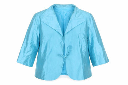Womens UK Size 24 Gloria Estellés Plus Blue Suit Jacket