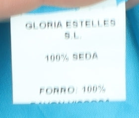 Womens UK Size 24 Gloria Estellés Plus Blue Suit Jacket