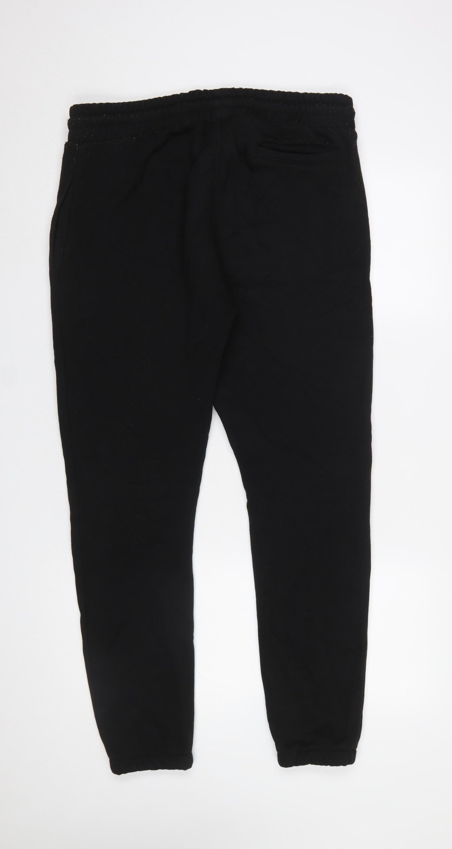 Bee Inspired Men's Black Slim Fit Jogger Trousers Size M