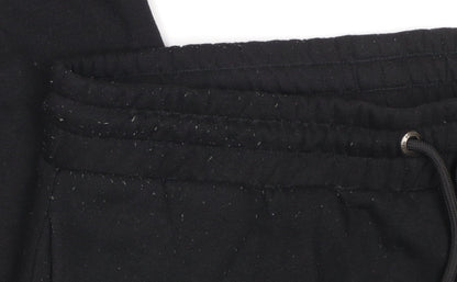Bee Inspired Men's Black Slim Fit Jogger Trousers Size M