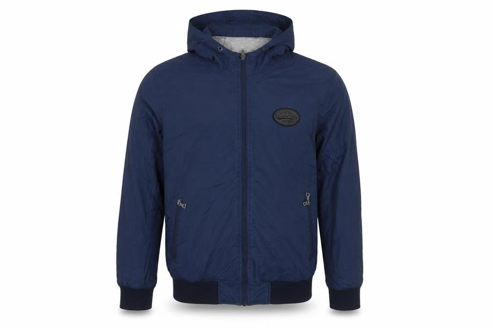 Mens UK Size L Springfield Blue Windbreaker Coat