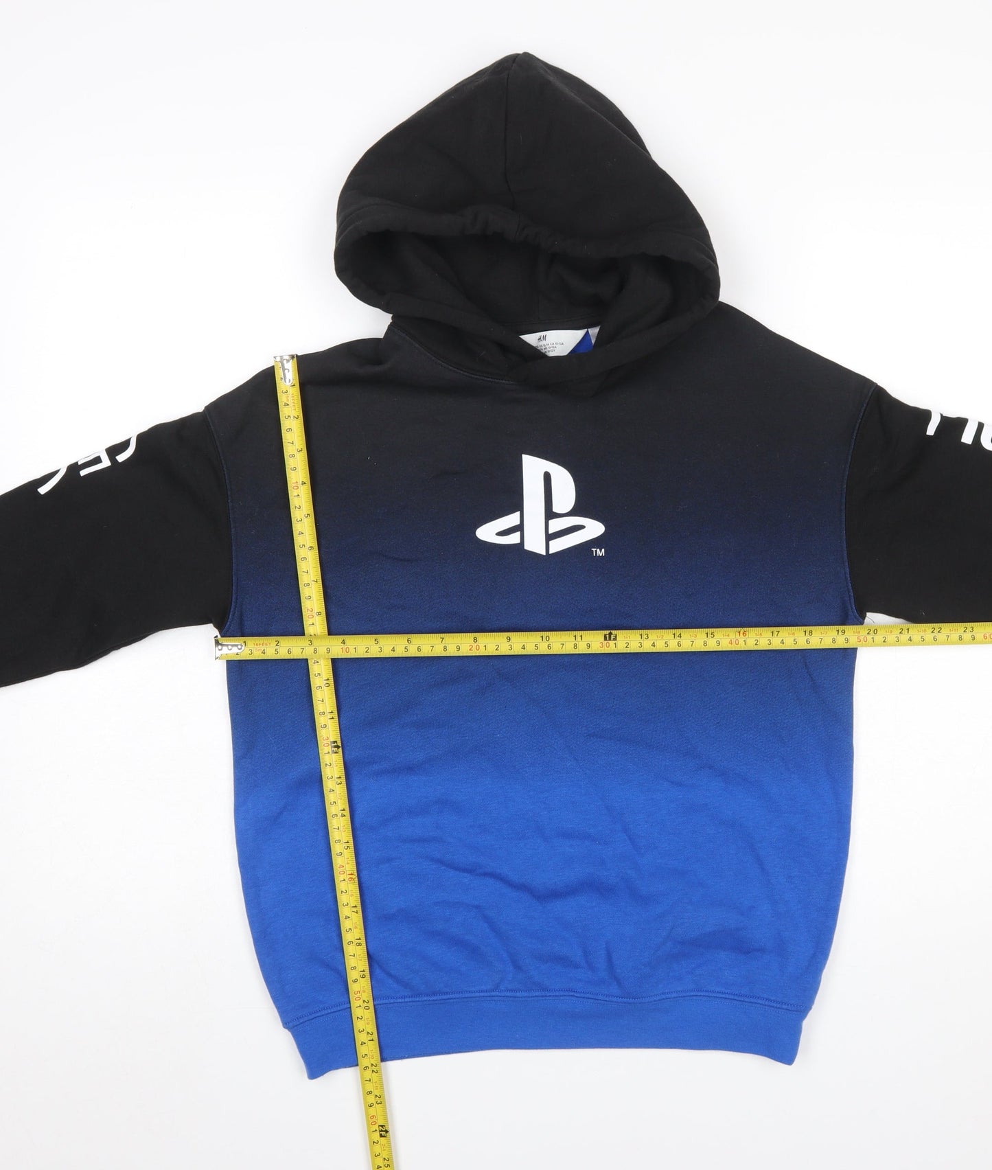 Boys UK Size 11-12 Years H&M Blue Pullover Hoodie