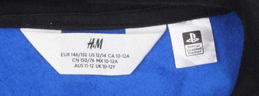 Boys UK Size 11-12 Years H&M Blue Pullover Hoodie