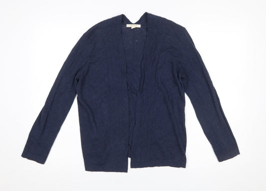 Womens UK Size 10 White Stuff Blue Cardigan Jumper