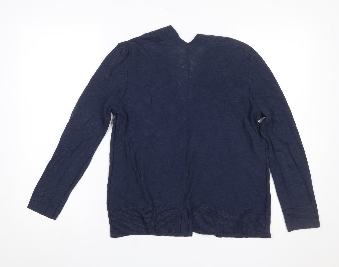 Womens UK Size 10 White Stuff Blue Cardigan Jumper