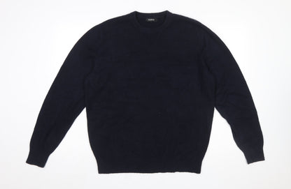 Farhi by Nicole Farhi Women's Black XL Wool Crew Neck Jumper