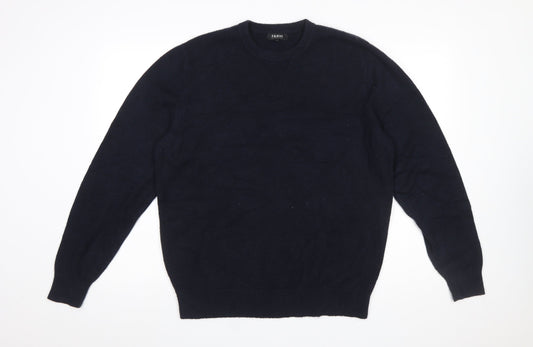 Farhi by Nicole Farhi Women's Black XL Wool Crew Neck Jumper