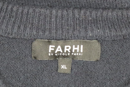 Farhi by Nicole Farhi Women's Black XL Wool Crew Neck Jumper