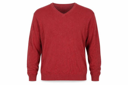 Mens UK Size XL Cotton Traders Red Pullover Jumper