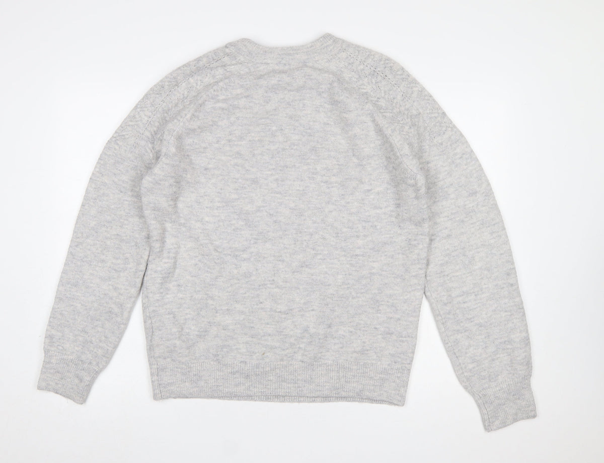 Womens UK Size M Marks and Spencer Grey Pullover Jumper